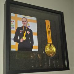 Customer photo: medal and photo frame