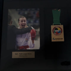 Customer photo: medal and photo frame